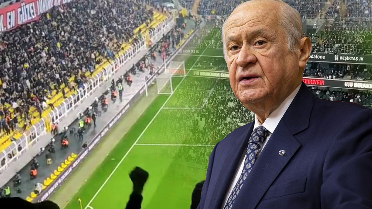 Devlet Bahçeli, Fenerbahçe taraftarını hedef aldı, Beşiktaş ve Galatasaray taraftarını uyardı! "Hükümet istifa" sloganlarına karşı "Seyircisiz oynama" önerisi...
