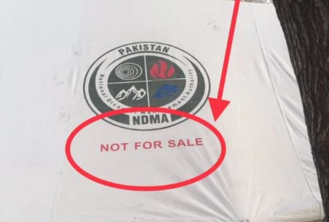 Kızılay çadırları para ile satarken Pakistan'ın dağıttığı çadırlardaki ibare utandırdı!