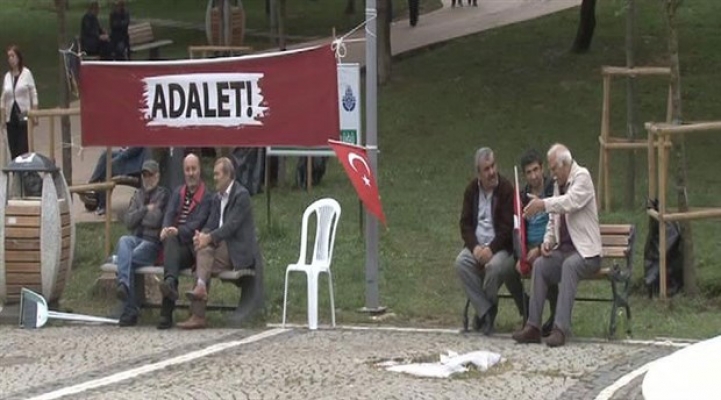 Adalet Nöbeti'nin 6. gününde ÇYDD Genel Başkanı ziyaret etti