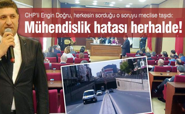 CHP'li Doğru, çileyi 'meclis'e taşıdı