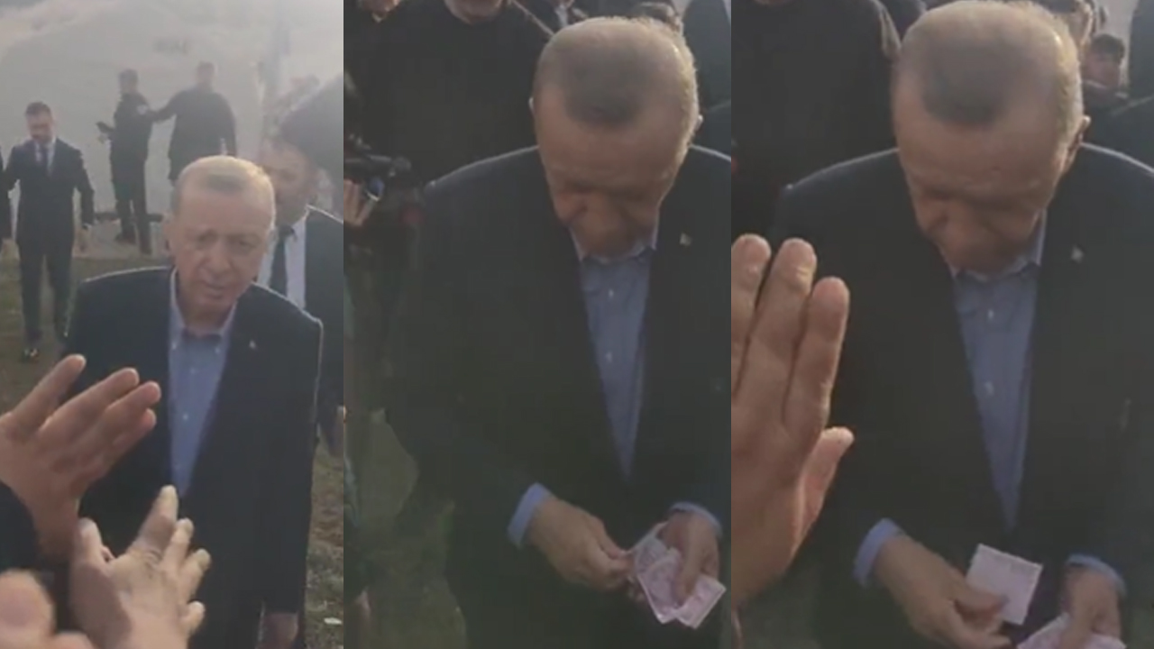 Erdoğan yine depremzedelere para dağıttı
