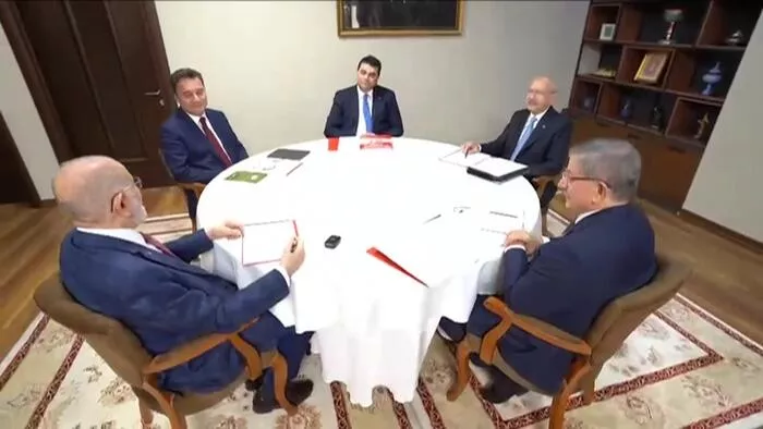 Meral Akşener'in olmadığı ilk toplantı sona erdi! İşte açıklanan ortak metin!