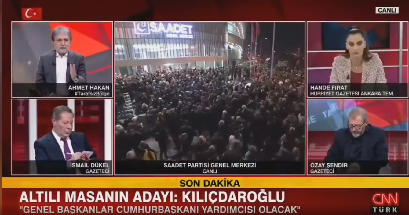 Ahmet Hakan canlı yayında panikledi: "Seçilirse? Bir dakika Hande, seçilirse değil mi?"
