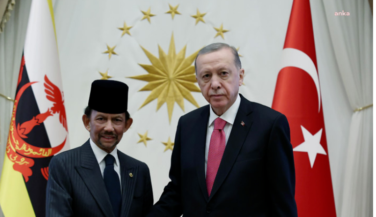 Erdoğan, Brunei Darüsselam Sultanı Hacı Hassanal Waddaulah ile görüştü