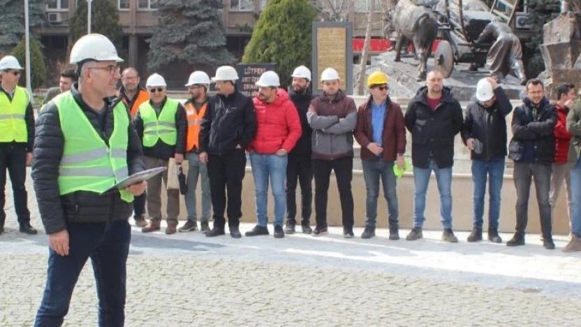 Betona su katılmasına itiraz eden mühendis, ustalar tarafından dövüldü