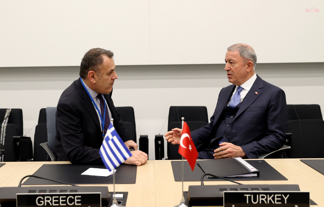 Hulusi Akar, Yunan mevkidaşıyla görüştü