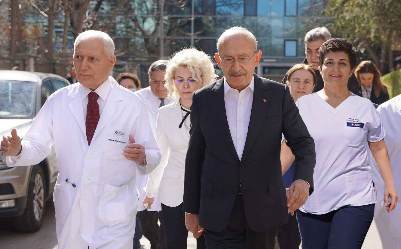 Kılıçdaroğlu'ndan Mehmet Haberal'a ziyaret