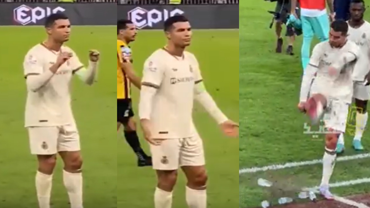 Ronaldo'yu "Messi" tezahüratlarıyla çıldırttılar!