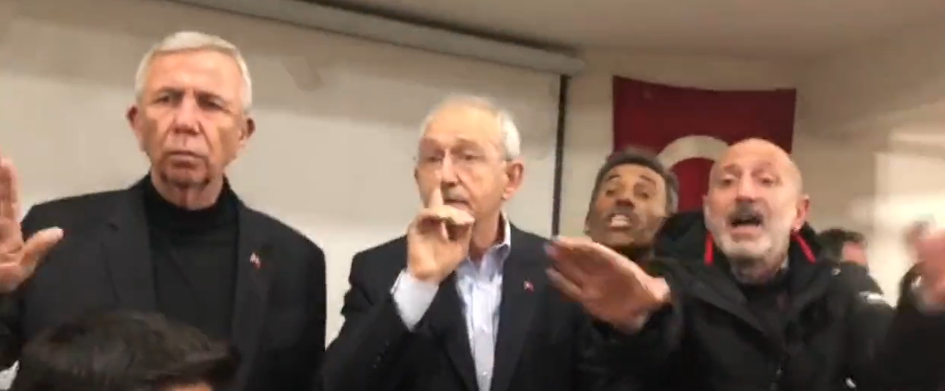 Kılıçdaroğlu, deprem bölgesinde slogan atılmasına müsaade etmedi