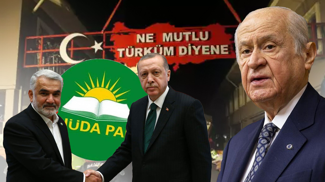 Devlet Bahçeli, HÜDAPAR'ın parti programına ne diyecek? "'Ne Mutlu Türküm Diyene' yazıları silinmeli..."