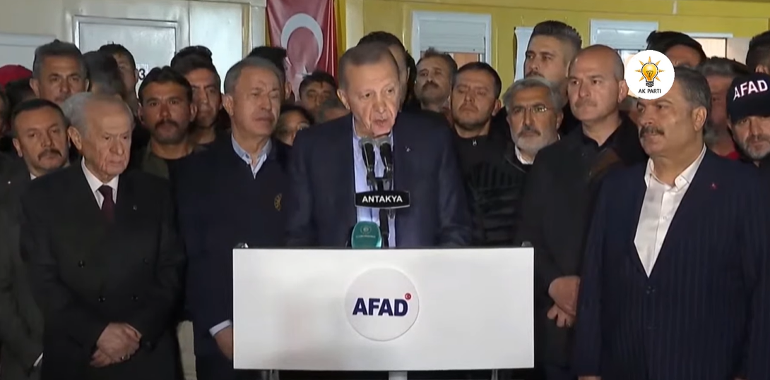 Erdoğan, Hatay'da konuştu: "Hamdolsun Türkiye 6 Şubat depremlerinin sınamasından alnının akıyla çıkmıştır"