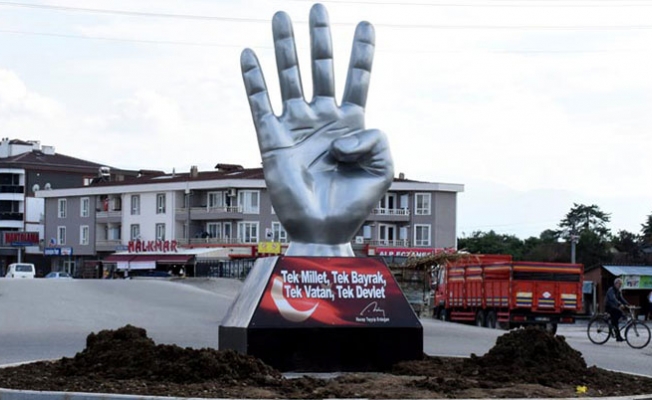 Düzce'ye 'Rabia heykeli' konuldu
