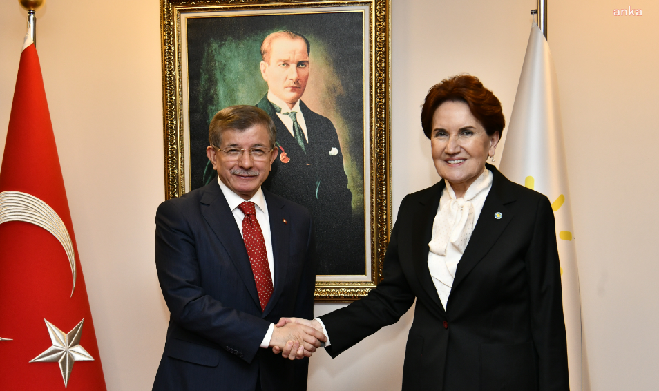 Davutoğlu ve Akşener bir araya geldi