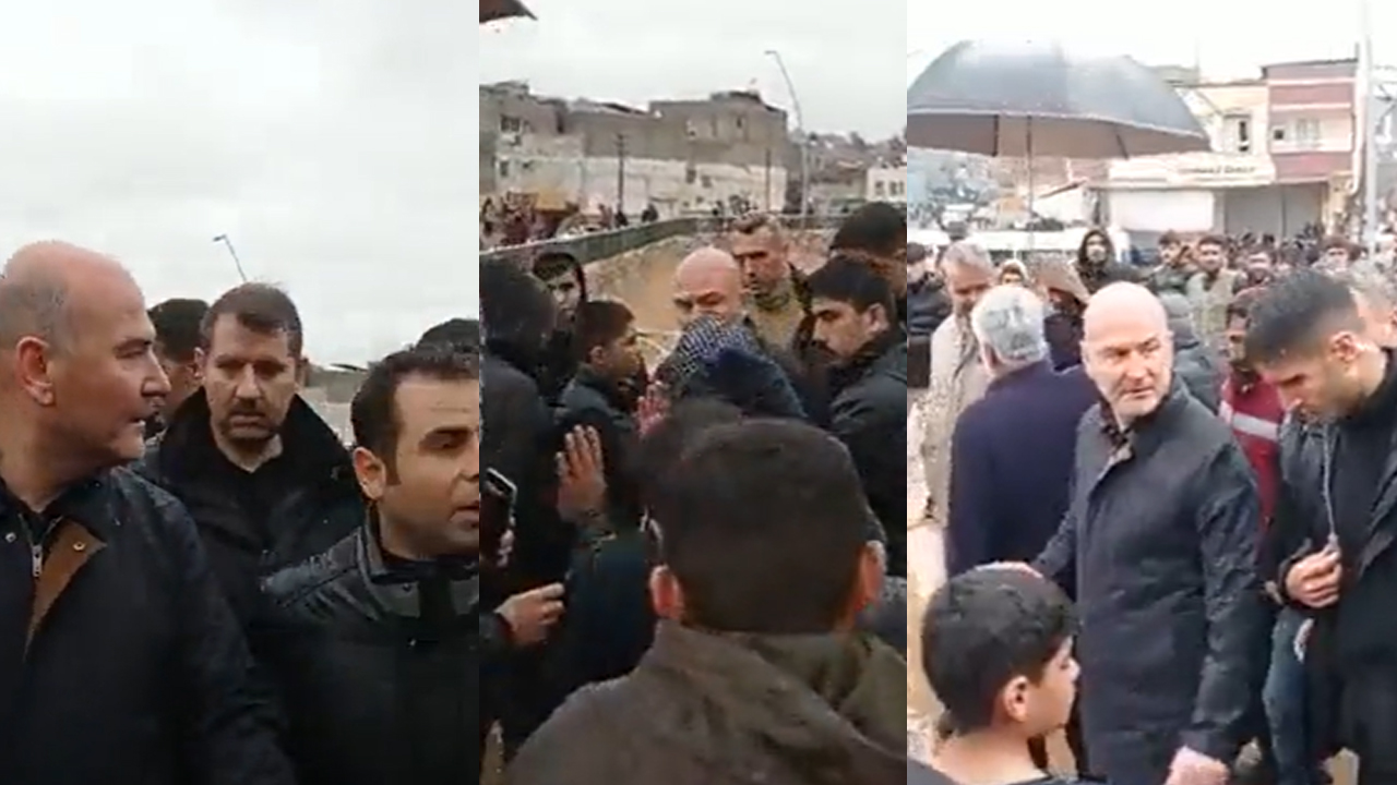 Süleyman Soylu'ya Şanlıurfa'da protesto