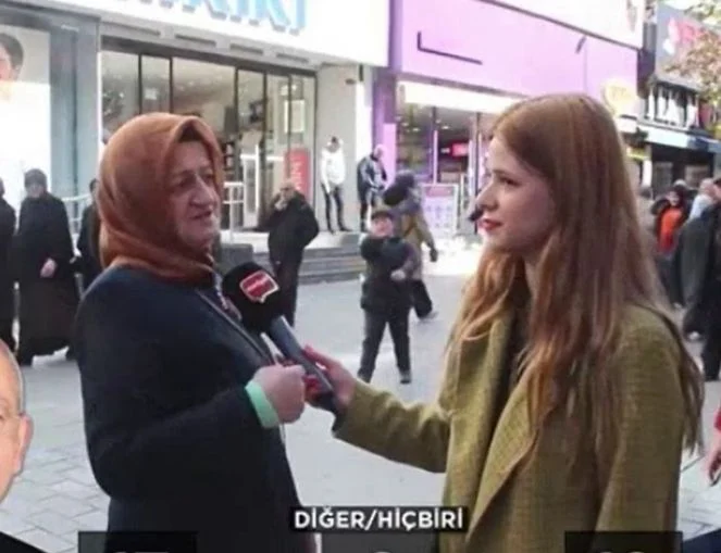 AKP'li vatandaştan sokak röportajında skandal sözler! Erdoğan'ı Allah'a benzetti