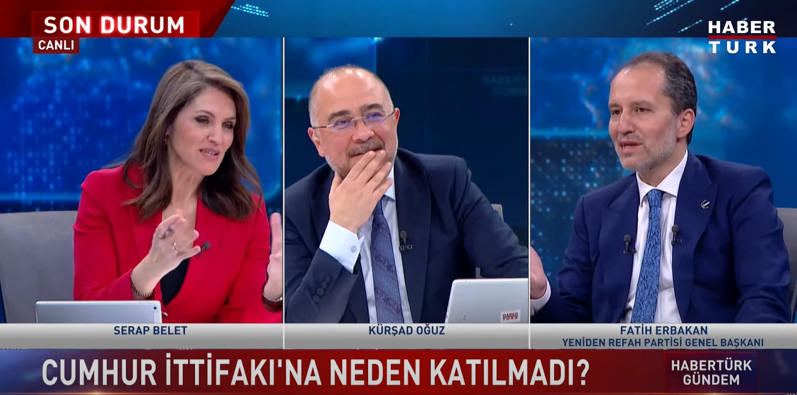 Yeniden Refah Partisi, Cumhur İttifakı'na neden katılmadı? Fatih Erbakan canlı yayında tüm süreci anlattı