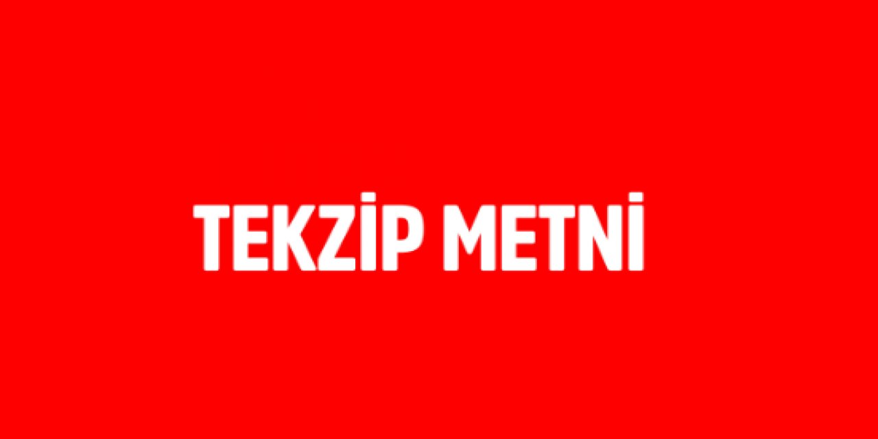 CEVAP VE DÜZELTME METNİ