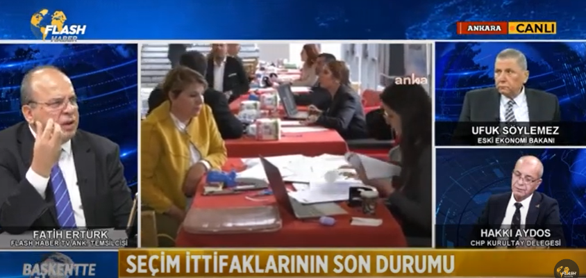 CHP'li Aydos, canlı yayında Muharrem İnce'ye seslendi: Elini taşın altına koymasını bekliyoruz