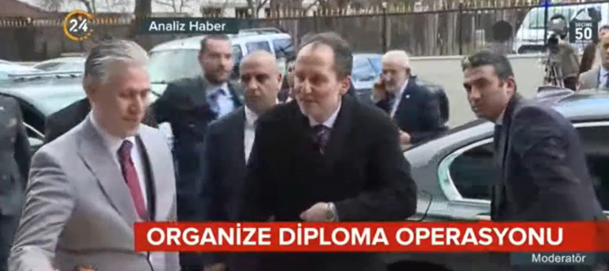 Yandaş kanalda Yeniden Refah paniği! Fatih Erbakan'ı kötüledikleri anda, Erbakan Cumhur İttifakı'na katılırsa...