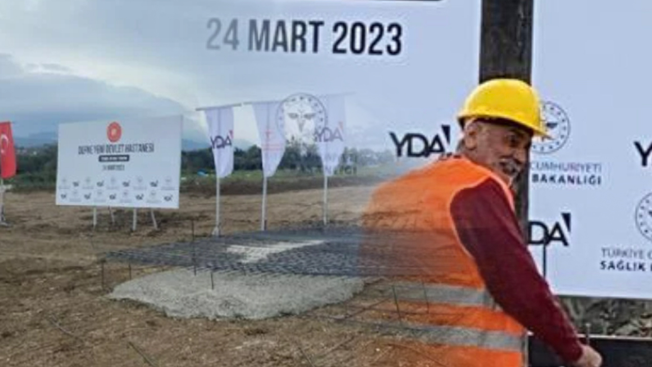 Erdoğan'ın Hatay'daki temel atma töreni göz boyama mıydı? Her yerde bu fotoğraf kareleri paylaşılıyor!