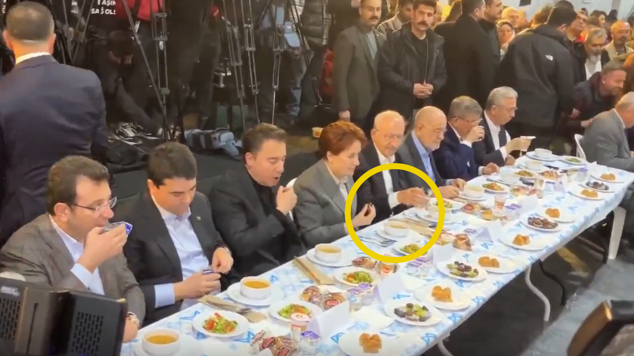Kılıçdaroğlu'ndan iftarda Akşener'e ince davranış