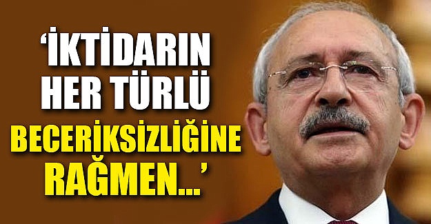 Kılıçdaroğlu'ndan Vezneciler açıklaması