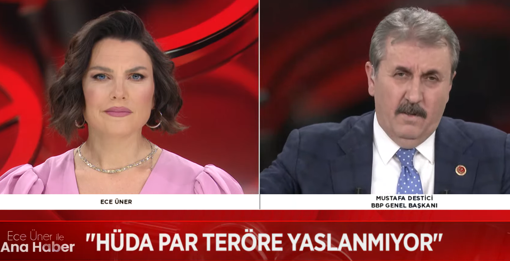 BBP lideri Mustafa Destici'den "Milliyetçiliği ayaklar altına alan" HÜDAPAR Sözcüsüne yanıt