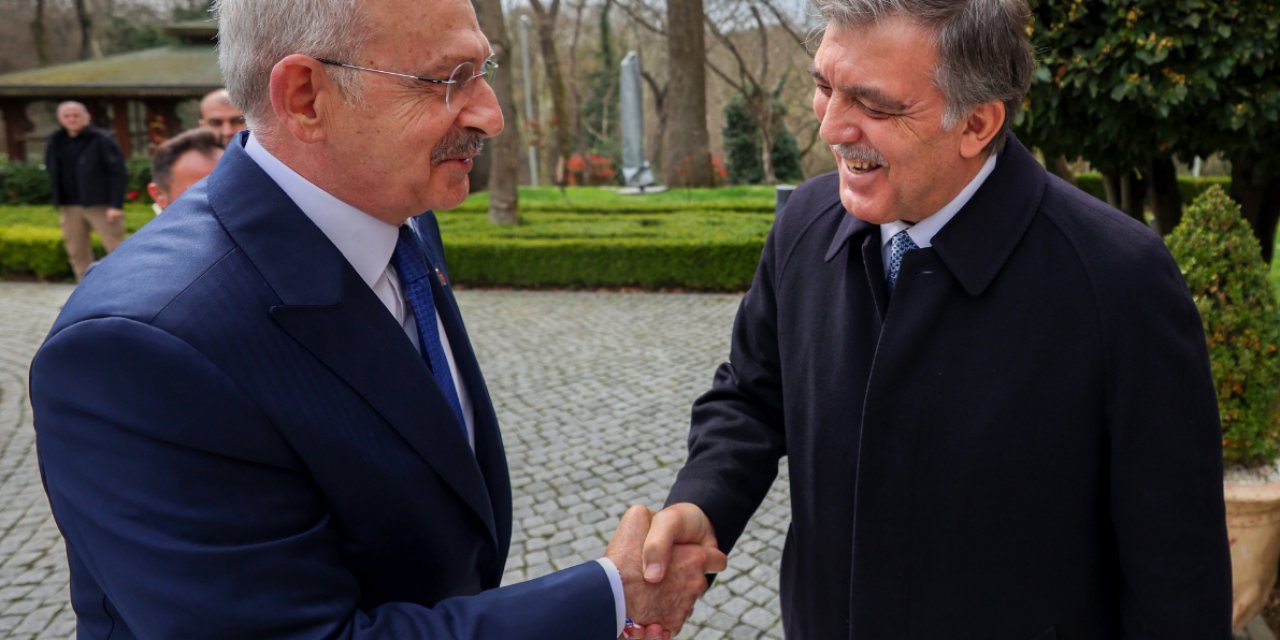 Kılıçdaroğlu, Abdullah Gül ile bir araya geldi