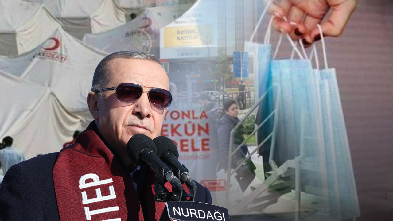 CHP'yi hedef alan Erdoğan'a tek tek hatırlattı: "Maske dağıtamayan, depremde çadır satan, tanzim satış noktası kuran bizdik..."