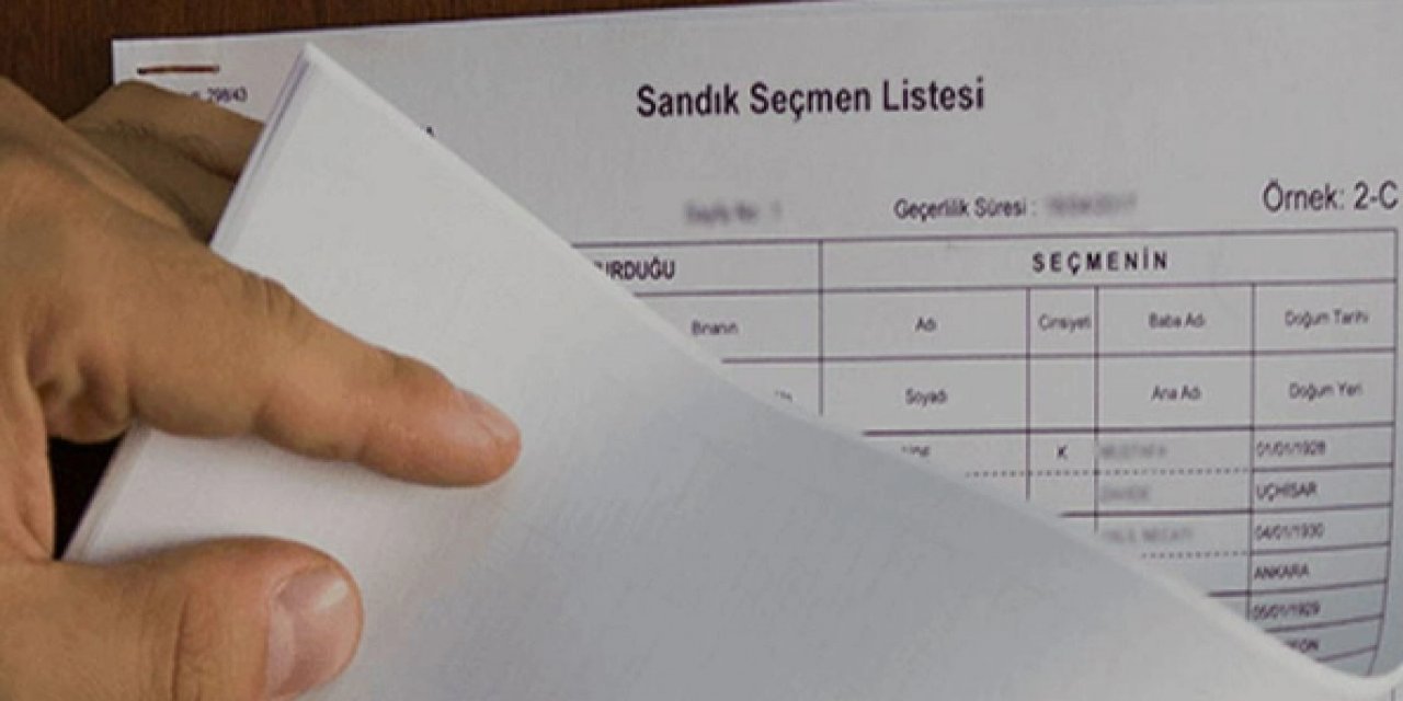 Seçmen listeleri bugün askıdan iniyor! Eksiklikler ve itirazlar için son gün