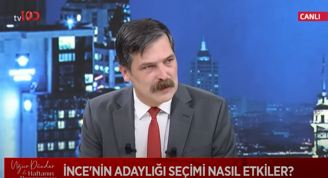 Erkan Baş "önce ülkenin çıkarları" diyerek Muharrem İnce'nin adaylığına ilişkin konuştu: "Ülkenin yüzde 99'u acı çekiyor! Küçük hesaplar yapmanın zamanı mıdır?"