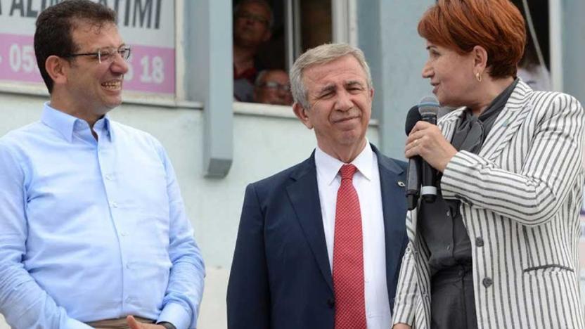 Ekrem İmamoğlu ve Mansur Yavaş'tan Akşener'e destek: "Hilalle yıldız hiç ayrıldı mı?"