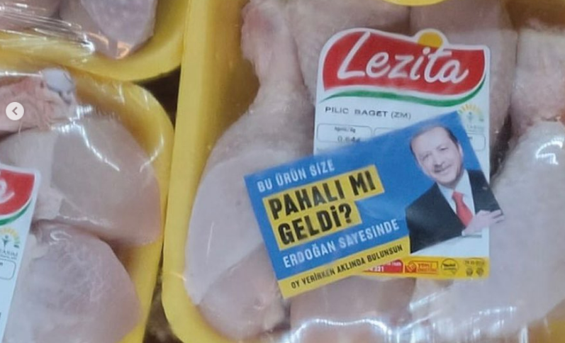 Marketlerde "pahalılık" akımı: "Bu ürün size pahalı mı geldi? Erdoğan sayesinde"