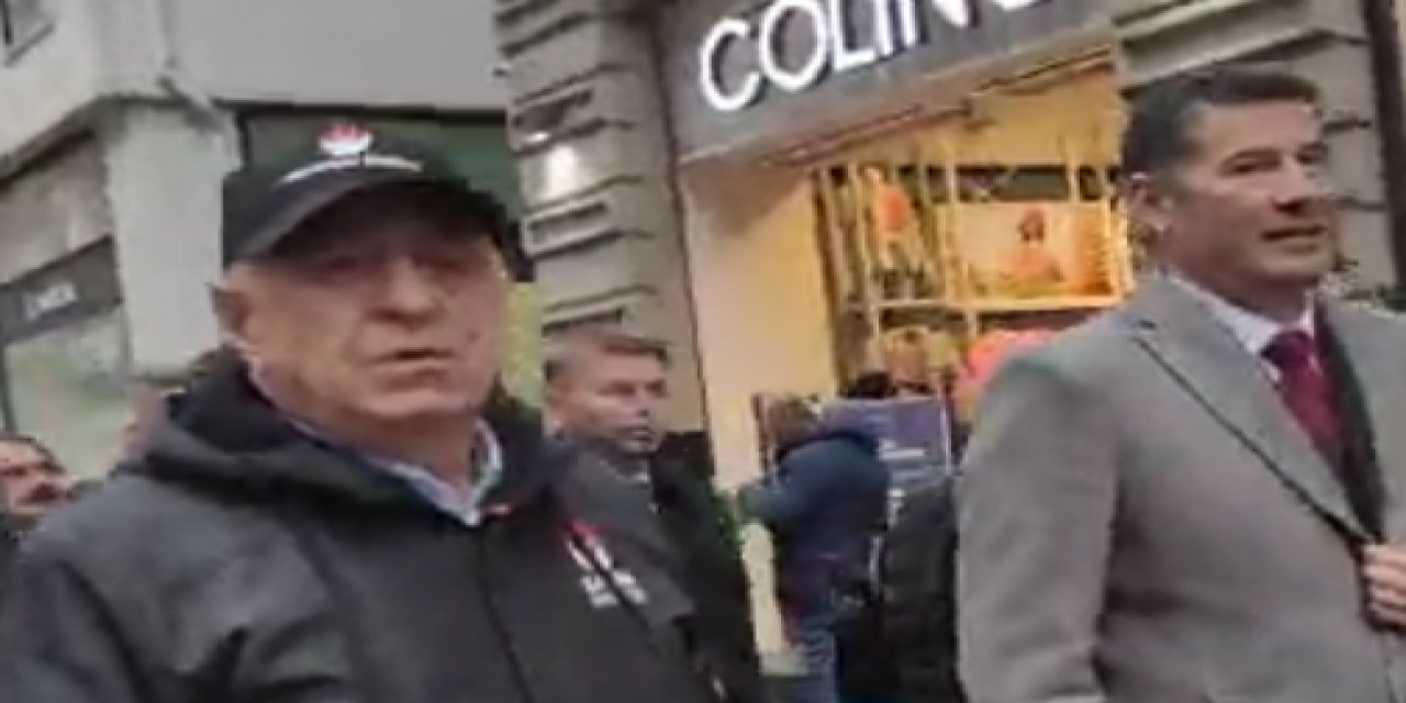 Sinan Oğan ve Ümit Özdağ, İstiklal Caddesi'nde yürüdü: "Türk seçmen bulursak oy isteyeceğiz"