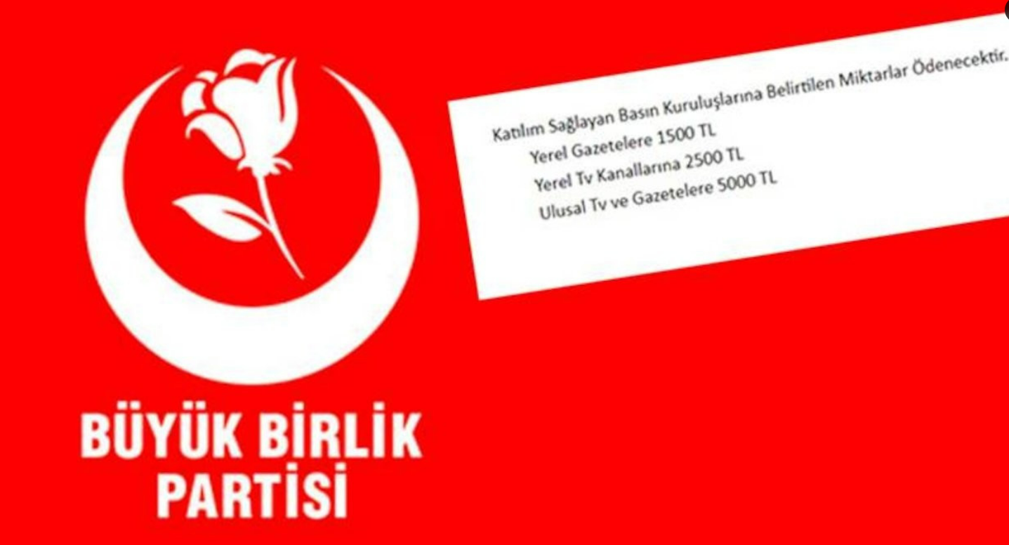 BBP Kepez'den gazetecilere 'ahlaksız' teklif! Para karşılığında basın toplantısına davet