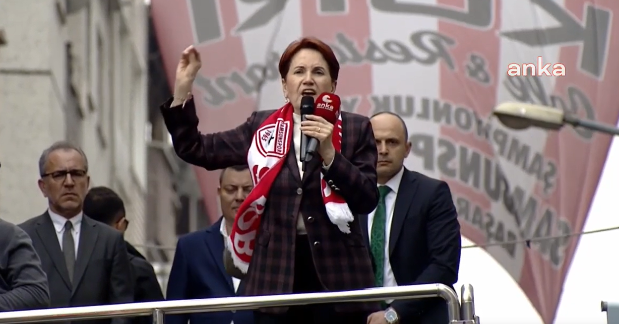 Meral Akşener, Samsun'da konuştu: "Erdoğan saygıyla yolcu edilecek ve alkışlarla Sayın Kılıçdaroğlu o makama oturacak"