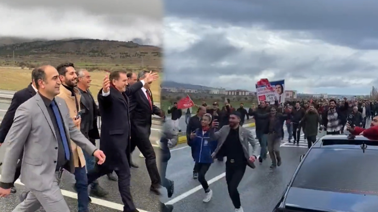 Erzincan'da Mustafa Sarıgül izdihamı: "Çare Sarıgül"