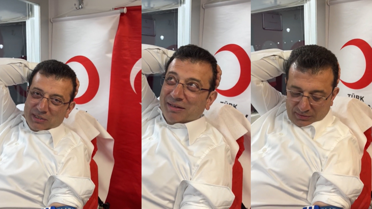 Ekrem İmamoğlu, Kızılay'a kan verdi