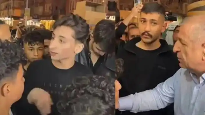Ümit Özdağ ile Suriyeli genç arasında dikkat çeken diyalog