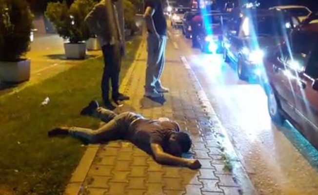 Yere yığıldı!