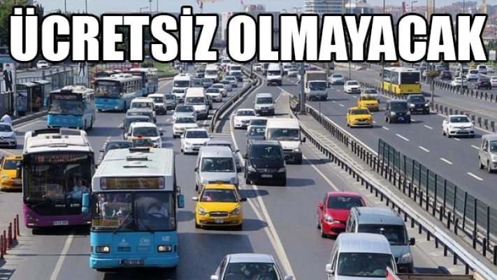 Bayramda ulaşım fifty fifty