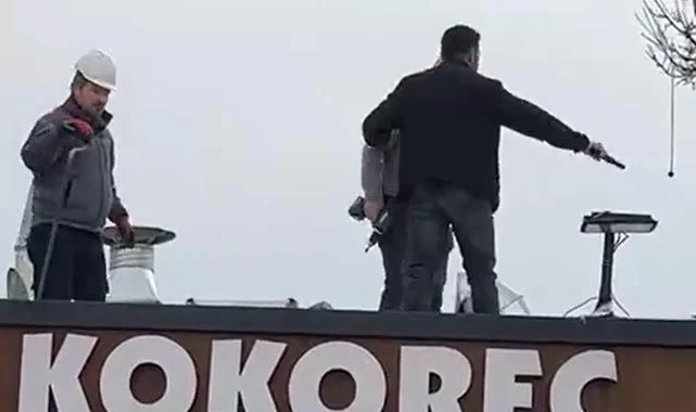 Kaçak kafelerin yıkımında İBB ekiplerine silah çektiler