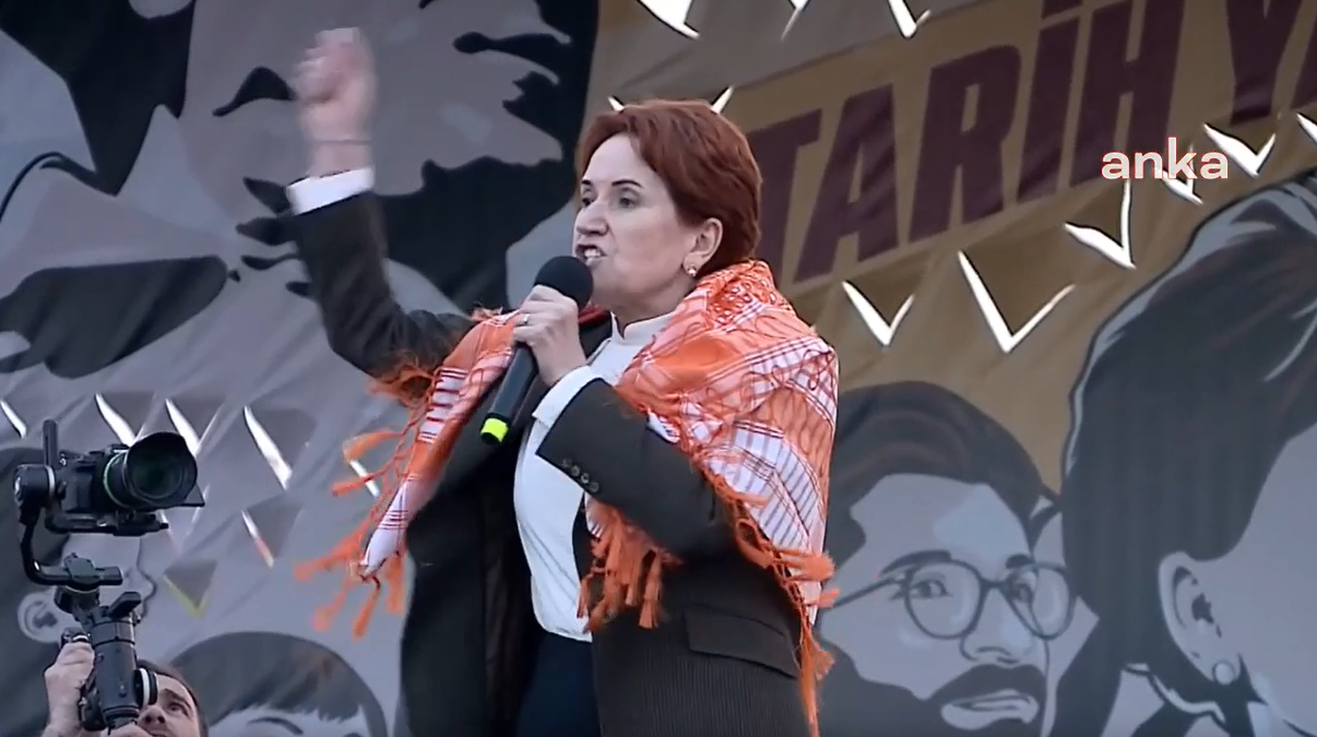 Meral Akşener: "Kandil’in teröristini TRT’ye çıkardılar. Bebek katilinin mektubunu okuttular"