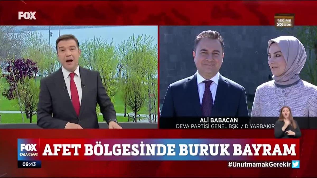 Deva Partisi Genel Başkanı Ali Babacan: "Seçim yakın olunca müjde bulmak zorundalar"