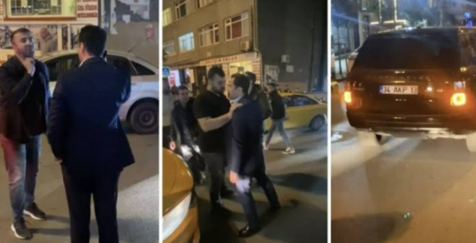 Taksici "Sen devlet misin lan ya..şak" diyerek karşı durmuştu! Çakarlı AKP plakalı aracı kullanan kişinin kim olduğu ortaya çıktı