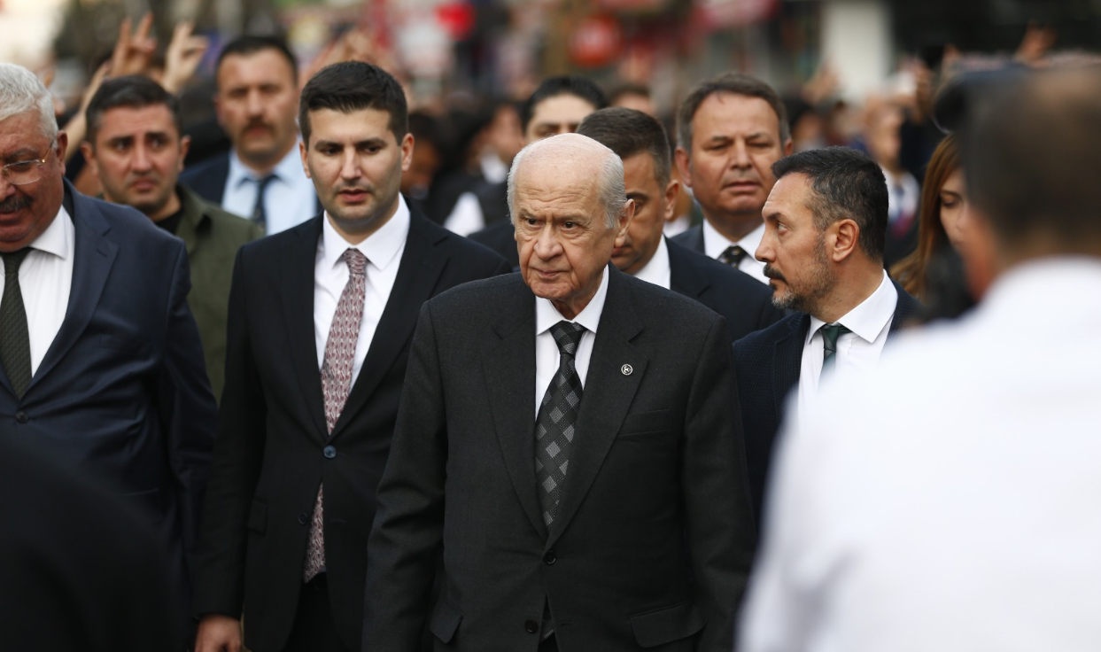 Devlet Bahçeli: "MHP’nin yedek lastiği Yeşil Sol Parti Kılıçdaroğlu’yla aynı çizgidedir"