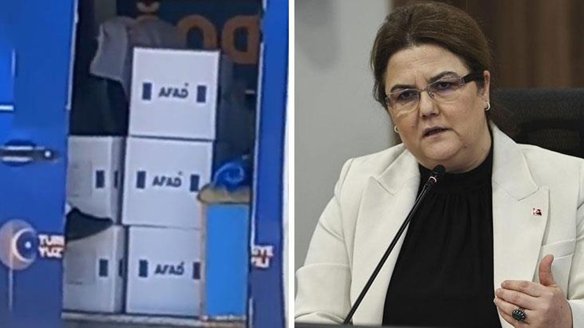 Seçim yarışında Cumhur İttifakı yine devlet imkanlarını kullanıyor! AFAD kolileri Bakan Yanık'ın propaganda aracı oldu
