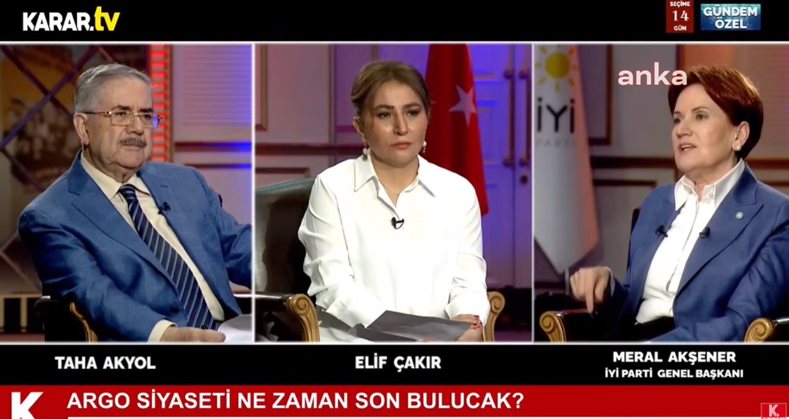 Akşener, Onur Erim'in mide bulandıran sözlerine canlı yayında yanıt verdi: "Kılıçdaroğlu’nu seçtirmek için derim soyulacak artık…"