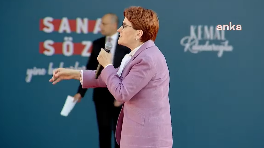 Meral Akşener İzmir'den seslendi: "Kahrolsun istibdat, yaşasın hürriyet. Duy Sayın Erdoğan, emekliye sevk edildin"
