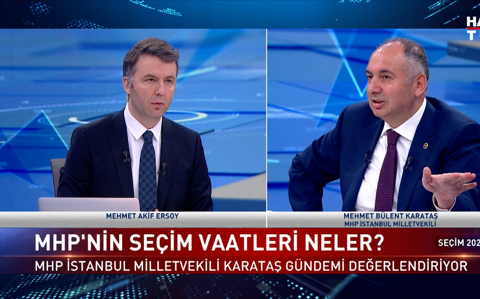 MHP'li Bülent Karataş'ın canlı yayında zor anları! Erdoğan'ın o sözlerini savunamadı